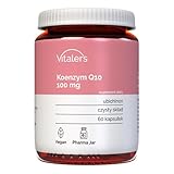 Vitaler's Coenzym Q10 100 mg – 60 Kapseln, Vegan, 2 Monate Nahrungsergänzung, ohne Konservierungsstoffe, reine Zusammensetzung