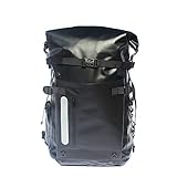Schultasche, WDCCG 30L Outdoor-Rucksack, Flipper-Tasche, wasserdichte Tasche, verwendet für Tauchausrüstungstasche, Schnorcheln, Schwimmen,Schwarz