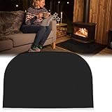 SKJJL Funkenschutzplatte für Kaminofen, Feuerfeste Matte Kamin, Feuerfeste Bodenschutzmatte, Feuerfeste Unterlage für Kaminofen, Kaminbodenplatte zum Schutz des Bodens Vor Funken (50×80 cm)