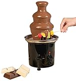 Rosenstein & Söhne Schokoladenbrunnen: Schokoladen-Brunnen mit 2 Ebenen, 275 Watt (Schokofondue Brunnen, Schokoladenfondue Brunnen, Zimmerbrunnen)