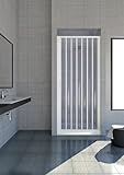 rollplast bven2loncc28090 Duschkabine mit Schiebetür, Dim. 90 cm x h 185 cm, aus PVC, mit einer Seite, Tür einzige, mit seitlicher Öffnung., Weiß