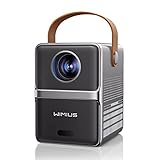 【Kurzer Schieß】 Mini-Beamer WiFi Bluetooth 18000 Lumen tragbarer Projektor, WiMiUS Mini-Projektor, unterstützt 1080P Full-HD-Beamer 5G WiFi für Heimkino, iOS/Android/Loptop/USB/PS5/AV