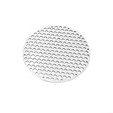 Grillhelfer aus gehärtetem Edelstahl, hält Ihre Lebensmittel sicher auf dem Feuer (18 cm)