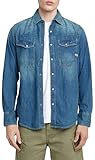 G-STAR Herren Dakota Slim Hemd, Blau (Faded Cricket Blue D23616-D252-D891), L