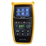 SATLink WS-6933 Satmessgerät Satellite Finder, DVB-S/S2, Schwarz