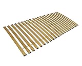 EmsCraft24 Rollrost Lattenrost Gebogene Federleisten Rahmenlos Bettrost (90x200cm)