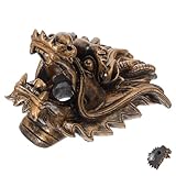 CAXUSD Garten Wasser Wandbrunnen Ornament Wasserhahn Garten Wasserauslass Villa Wasserbrunnen Drachen Brunnen