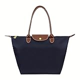 Earnmore Damen-Schultertasche, faltbar, Nylon, 52 x 32 x 20 cm, marineblau, L