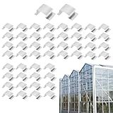 keloppasit Gewächshaus-Klemmen, Gewächshaus-Verglasung Reparatur-Clips - Edelstahl G-förmiges Reparaturwerkzeug Befestigung Ersatzteil für Paneele, Haus & Zuhause