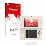 upscreen Schutzglas für Nintendo New 3DS Schutzfolie, Glas-Folie [Klar, 9H Panzerschutz, Anti-Fingerprint]