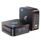 NiPoGi Essenx E1 Mini PC W11 PRO Ιntel Alder Lake N95(Max 3,4 GHz) 16GB DDR4 512GB SSD,Desktop PC mit Dual Bande WiFi/Bluetooth/Dual Display 4K@60Hz HDMI 2.0+DP 1.4/Gigabit Ethernet für Büro
