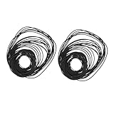 Operitacx 2 Packungen Gummiriemen Antriebsriemen für Kassettendeck Recorder Wartung Reparatur Flexibel Langlebig Vibrationsdämpfend Geeignet für DVD Player Plattenspieler