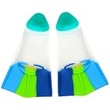 Mineup Kinder Schwimmflossen, Silikon Schnorchelflossen Kurz, Kurze Trainingsflossen, Kinderflossen zum Tauchen, Tauchausrüstung für Training und Lap Schwimmen für Kinder（27-29）