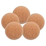 Veemoon 5st Tischfussball Bälle Kork,1.41inch Tischfussball Kickerbälle Naturkork Bälle Für Foosball Armaturen Holz Weinverschluss