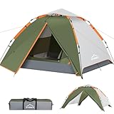 Gysrevi Camping Zelt Quick Up Kuppelzelte Wurfzelt Winddicht Dome Tent 2-3 Zelt Personen für Camping Outdoor Trekking