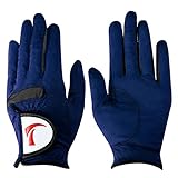 Damen-Golfhandschuhe für Outdoor-Sport, Superfaser, elastisch, atmungsaktiv, 1 Paar