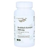 vitaworld Brokkoli-Extrakt 500 mg aus Brokkolisprossen, 50 mg Sulforaphan pro Kapsel, Mit 55 µg Selen pro Kapsel, Vegan, 100 Kapseln