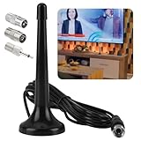 High Performance Radio Antenna for Clear DAB and FM Reception, Magnetic Base and 3 m Extension Cable, Ideal for Home Stereo Receivers and AV Audio Systems