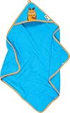 Playshoes Frottee-Kapuzentuch, 100x100cm, Die Maus Aquablau