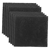 ULTECHNOVO 8 Stück Aktivierten Kohlenstofffilter Ersatzfilter Für Kompostbehälter Austausch Der Katzenstreufilter Aktivkohle-pellets Filter Für Innenkompost Baumwolle Mit Aktivkohle Black