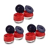 Alipis 6 Stück Reise Nachfüllbare Lippenmasken Tiegel Aus Kunststoff Leere Runde Cremedosen Für Lippenbalsam Und Augencreme Praktische Mini Kosmetikbehälter Für Pflegeprodukte