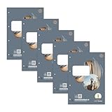 Staufen Style Arbeitsblätterblock LIN 1-5 Blöcke je 50 Blatt, DIN A4, 70 g/m², liniert (5/5/5 mm), 4-fach Lochung