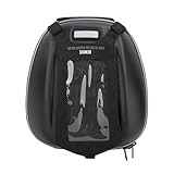 Yctze Motorrad-Tankrucksack, Wasserabweisender Schnellverschluss, Motorrad-Öltankrucksack mit Riemen für CB 500X 2019-2023