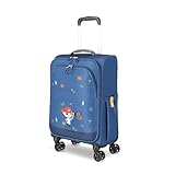 Travelite Kinderkoffer mit 4 Rollen für Mini-Weltentdecker, Handgepäck Kindertrolley MINIMOVER aus recyceltem Polyester, 55 cm, 2,0 kg