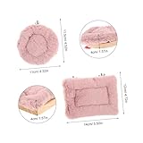 ARTIBETTER 2 Stück Teiliges Vogelspielzeug mit Wärmematte Stabile Papageien Kleintier-plattform für Wellensittiche Hamster Meerschweinchen Weiche Sitzkissen Käfighalterung Multifunktionale