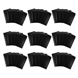 DIKACA Schwarze Gepolsterte Versandtaschen 13X18 4cm Selbstklebende Reißfeste Luftpolsterumschläge mit Stoßschutz und Wasserabweisender Oberfläche für Sicheren Schmuckversand