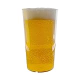 Gastro-Bedarf-Gutheil 10 Extra Starke Mehrwegbecher 300ml 0,3l 12oz mit Eichstrich Formstabile Trinkbecher, Bierbecher, Eventbecher mit extra dicker Wand