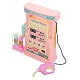 HOOTNEE Kleinkind Tankstelle Spielset Simulation Auto Tankstelle Spielzeug Für Kinder DIY Montage Spielzeug Modell Tankstelle Spielzeug Mini Tankstelle Realistisches Zapfsäulenmodell