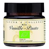 T&C - Bio Vanilla Bean Paste | Vanille Paste aus 100% natürlichen BIO-Vanilleschoten. Vanillepaste ideal zum Verfeinern von Pudding, Torten, Dessert, Eis uvm. | Inhalt: 65g