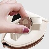 FISIDI Verstellbarer Glasreiniger, magnetischer Fensterreiniger, doppelseitiger Glaswischer, Schaber, Fensterreinigungsbürste mit ergonomischem Griff