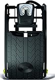 MICHELIN Doppel-Zylinder Fußluftpumpe – Robuste Luftpumpe mit analoger Anzeige bis 4 Bar, ideal für Auto-, Fahrradreifen, Bälle & Spielzeug, rutschfeste Trittfläche & praktische Adapteraufbewahrung
