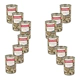ROCHAMBEAU Geschnittene Champignons – 12er-Packung à 400 g | Zart und gebrauchsfertig