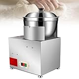 GSHUPIOU Edelstahl-Mixer, Mixer und Teig verbinden Standmixer, Lebensmittelmixer, 550 W/1100 W Edelstahl-Standmixer Pizzabäckerei Multifunktionsmixer for den gewerblichen und familiären Gebrauch(3kg)