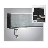 Donic-Schildkröt Tischtennisnetz Classic, robust und praktisch, Netzlänge justierbar, max. Plattenstärke 6,5 cm, 808306, schwarz/Weiß