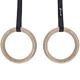 ProsourceFit Unisex – Erwachsene Gymnastik aus Holz Gymnastische Ringe, Mehrfarbig, Einheitsgröße