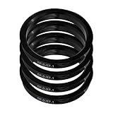 4 Stück Zentrierringe 66.6 auf 57.1, Kunststoff Radnaben Zentrierringe, Kompatibel mit VW, Mercedes Benz, Audi, Radnaben Zentrierringe zur Alufelgen oder Stahlfelgen, Reduzierung von Vibrationen