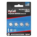HYCELL 1516-0024 Alkaline Knopfzelle, 4x LR44 1,5V