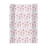 Ceba Baby® Wickelauflage Wickelunterlage - 2 Keil Wickelmulde fürs Babybett 70x50 cm - Wickeltischauflage mit OEKO-TEX® Standard 100 - Made in EU - Wasserdicht und Abwaschbar - Viel Liebe