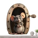 ETUCYNG Maus-Screals für Wände, Wandtattoo, Cartoon-Mice Tier-Aufkleber, Peel und Stick, Zubehör für Kinderzimmer, starke Haftung, Dekoration