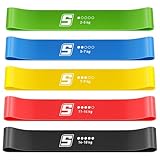 Surfou Fitnessbänder Set Sport Gummiband Fitness Resistance Band, Gummi Bänder Training Fitnessband, Gymnastikband Original Trainingsband, Trainingsbänder, Gummibänder, Sportbänder, Elastikband