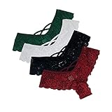 Spitze Strings Tangas Nahtlose Slips Damen Seamless Spitze Unterhosen Hipster unterwäsche Nahtlose Unterwäsche Spitzen V Waisted Unterhosen Sexy Panties für Frauen