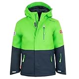 Trollkids Kids Hallingdal Jacket 140, Bright Green