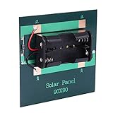 Lodokdre Solarzellen-Ladegerät, wiederaufladbar, 1 W, 4 V, mit 2 x AA-Batterien, die direkt aufgeladen werden