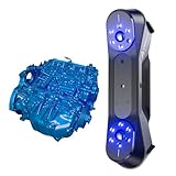 Creality CR-Scan Raptor 3D-Scanner, 0,02 mm Industriepräzision, 7-Blau-Lasertechnologie, 0,1 mm 20fps NIR, 60fps Scangeschwindigkeit für Objekte 5-2000mm(Windows/macOS)