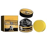 KOAHDE Wasserdichtes Autoreifenwachs, Reifenglanz Reifenglanzpaste,50G,1PC,Reifenreinigung,Rostenbeseitigung,Polierung,Wasserschutz,Räderrenovationspaste