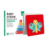 Visuelle Stimulation für Babys, visuelle Stimulationskarten | Kleinkind hohe Kontrastsensorkarten | Visuelle Stimulation Lernaktivität Flashkarte für Kinder 0-3